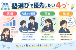 塾選びで優先したいこと